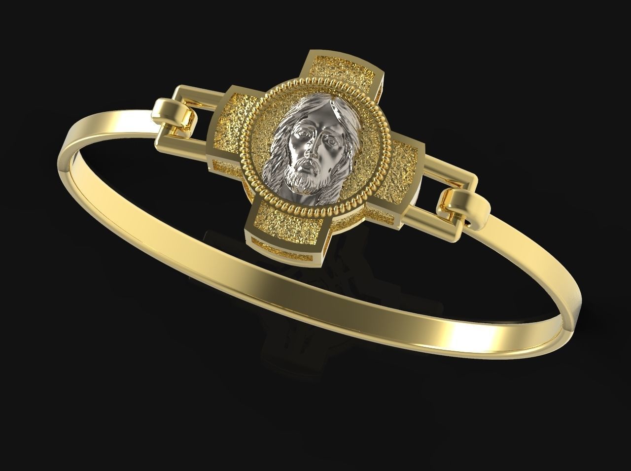 BRACELET CROSS N - 16 3D print model_4