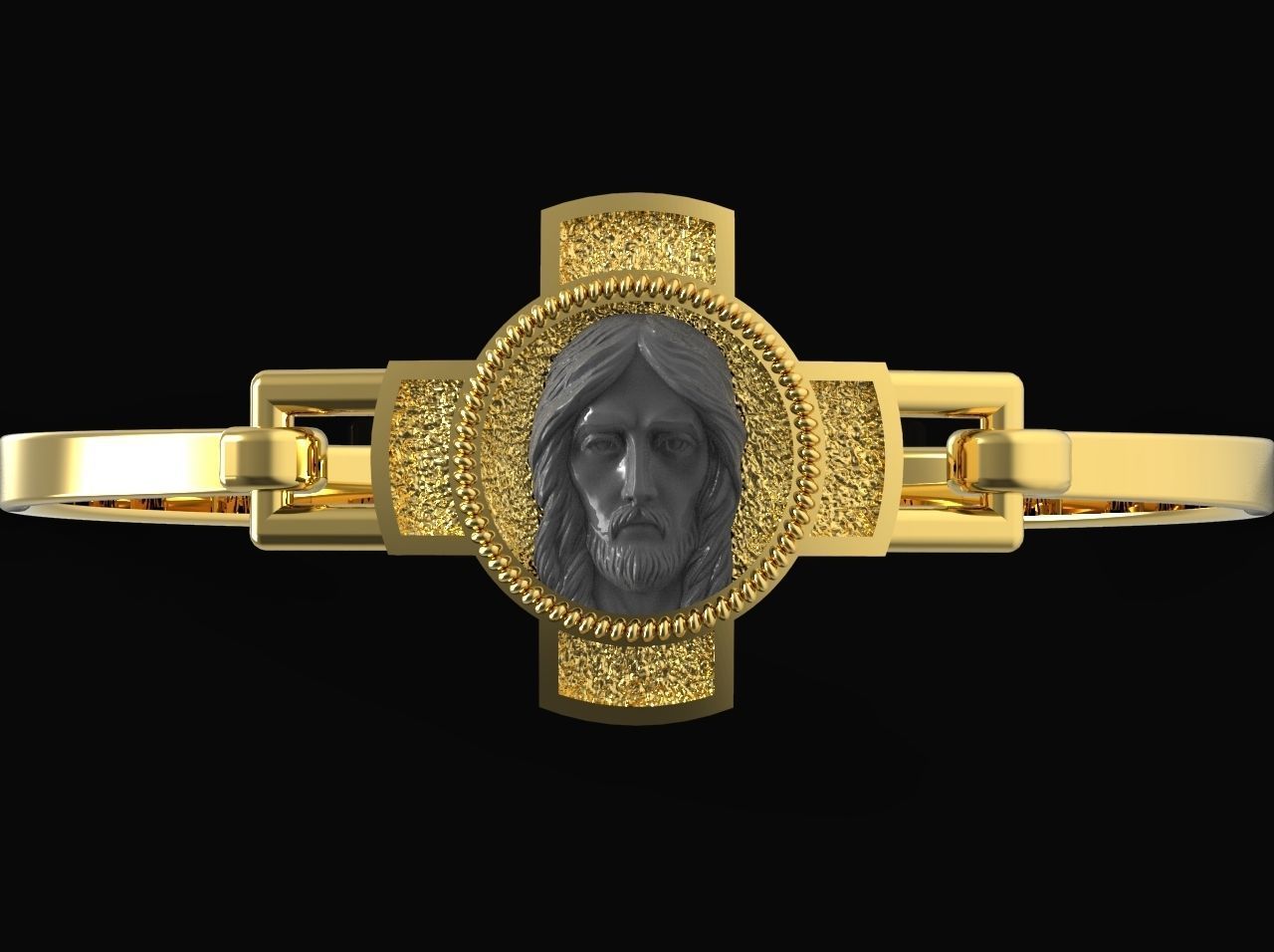 BRACELET CROSS N - 16 3D print model_3