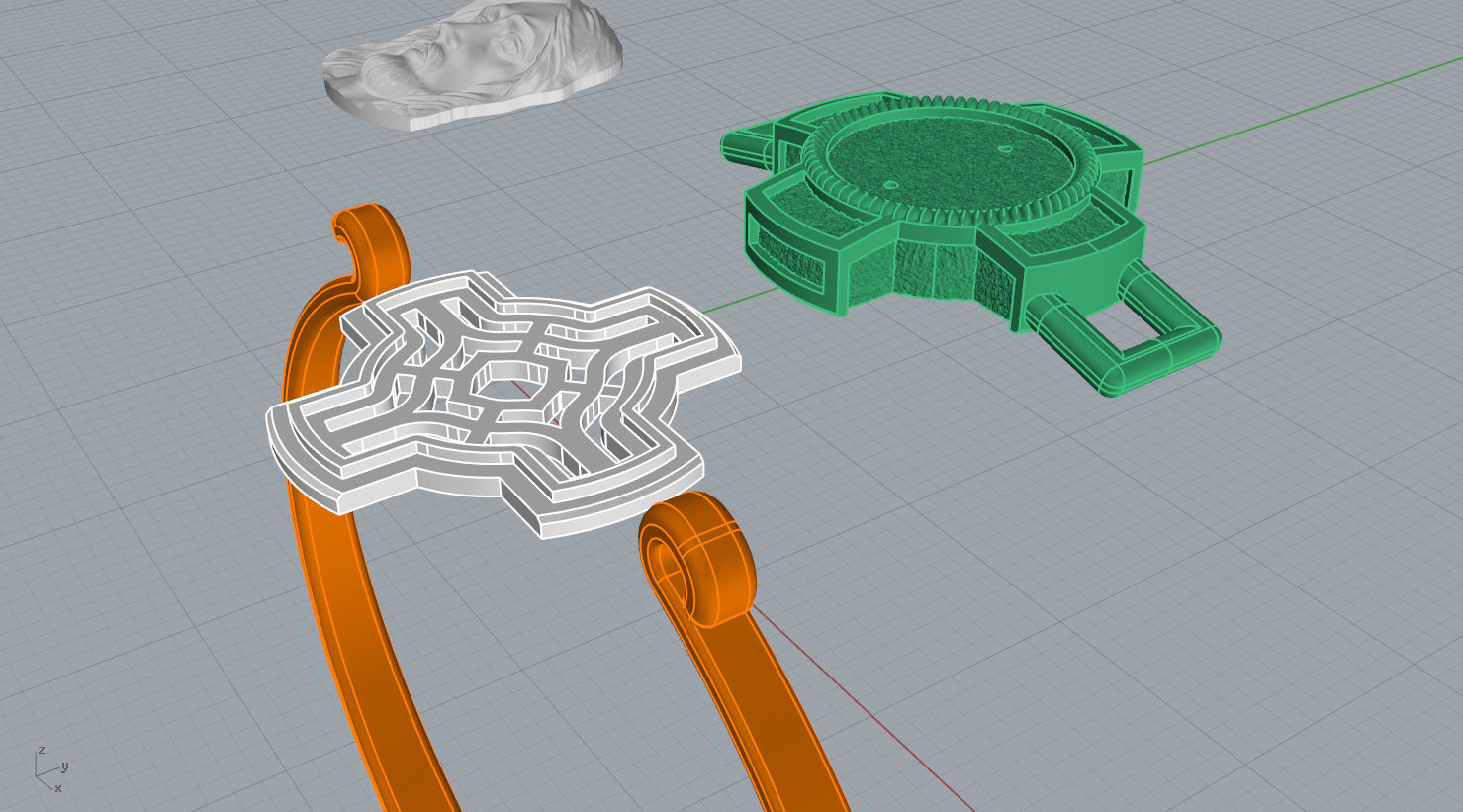 BRACELET CROSS N - 16 3D print model_23