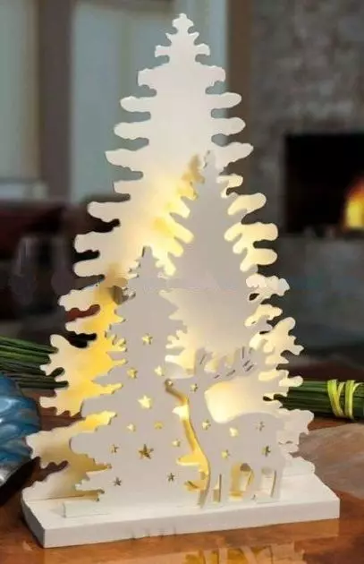 Christmas Tree Silhouette 3D print model_0