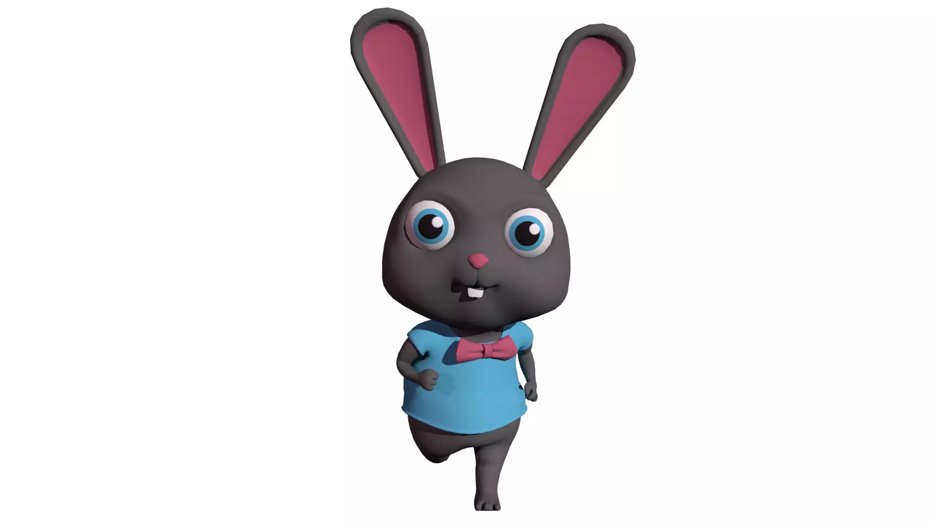 RABBIT BOY Low-poly 3D model_0
