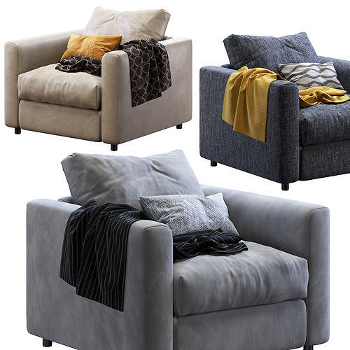 Ikea Vimle 3 color version 3D model