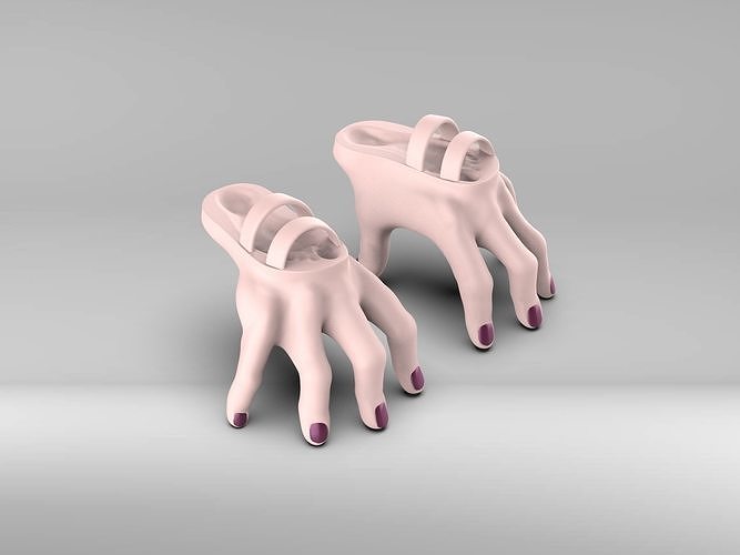 Hand Sandals  3D print model