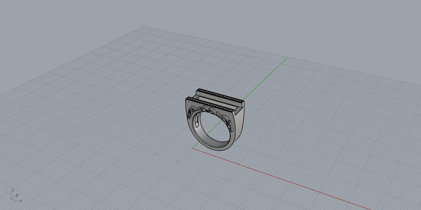 Rings marble ring 3D print model_20