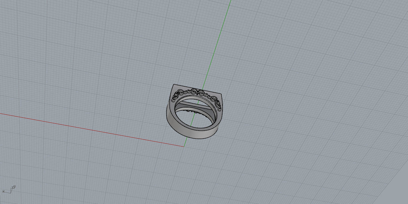 Rings marble ring 3D print model_17