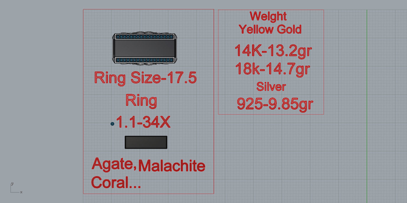 Rings marble ring 3D print model_10