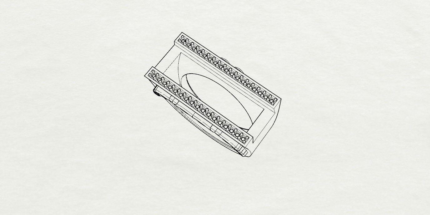 Rings marble ring 3D print model_12