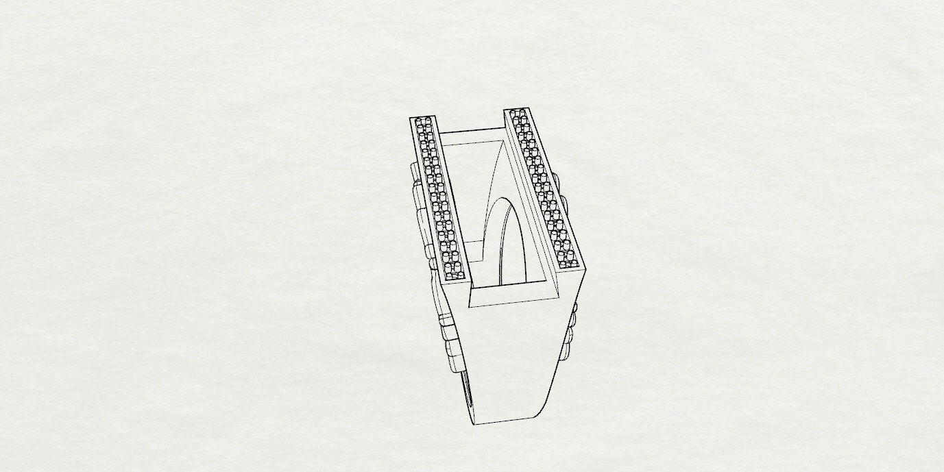 Rings marble ring 3D print model_13