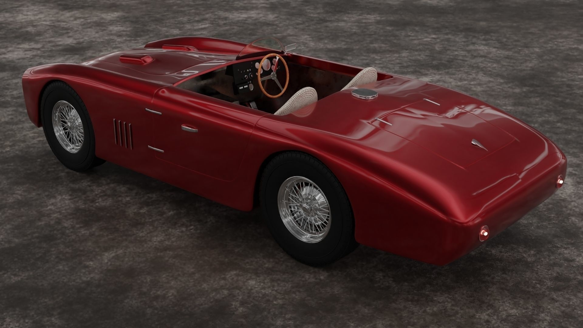 ASTON MARTIN DB3 1953 3D model_3