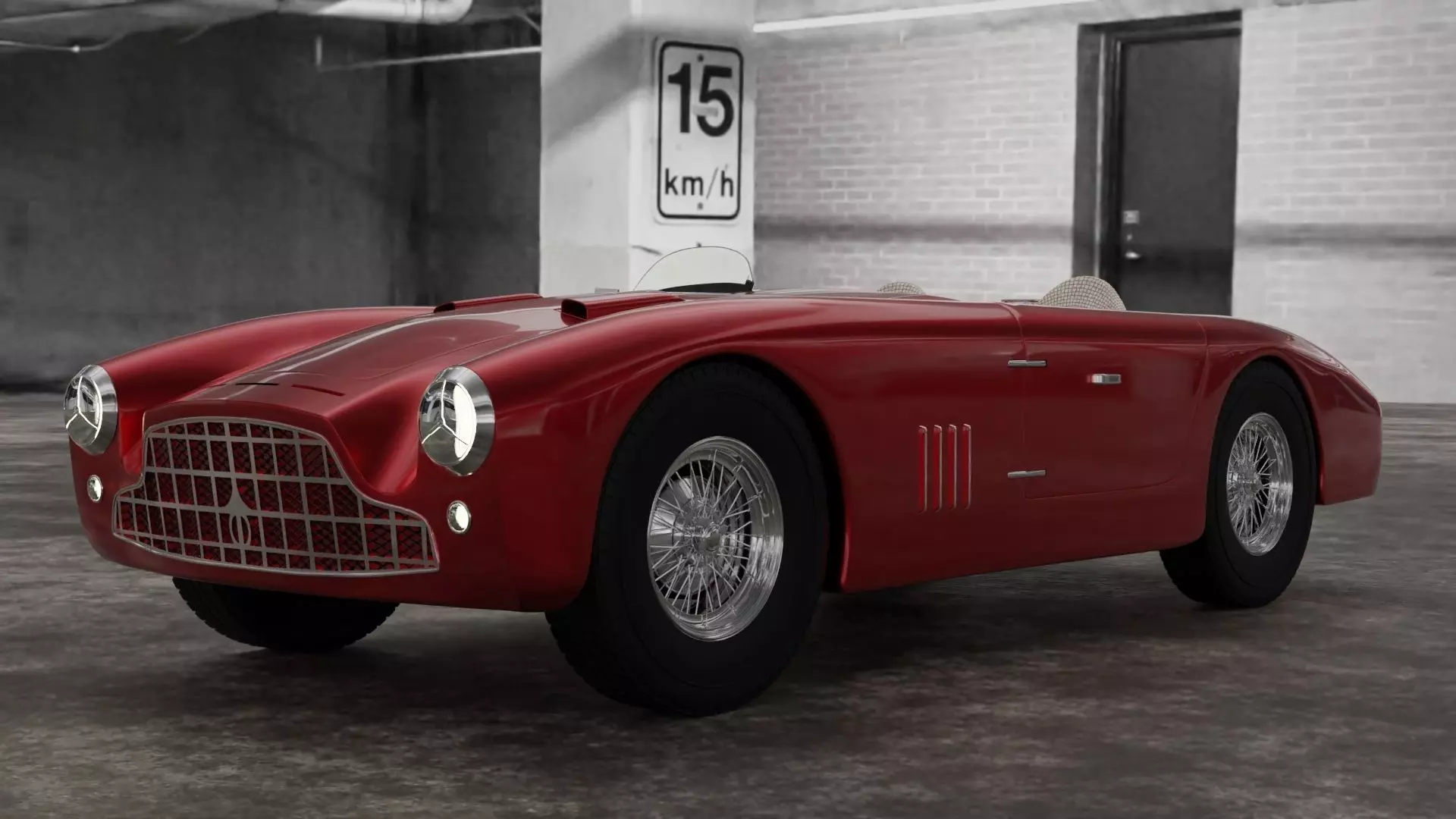 ASTON MARTIN DB3 1953 3D model_0