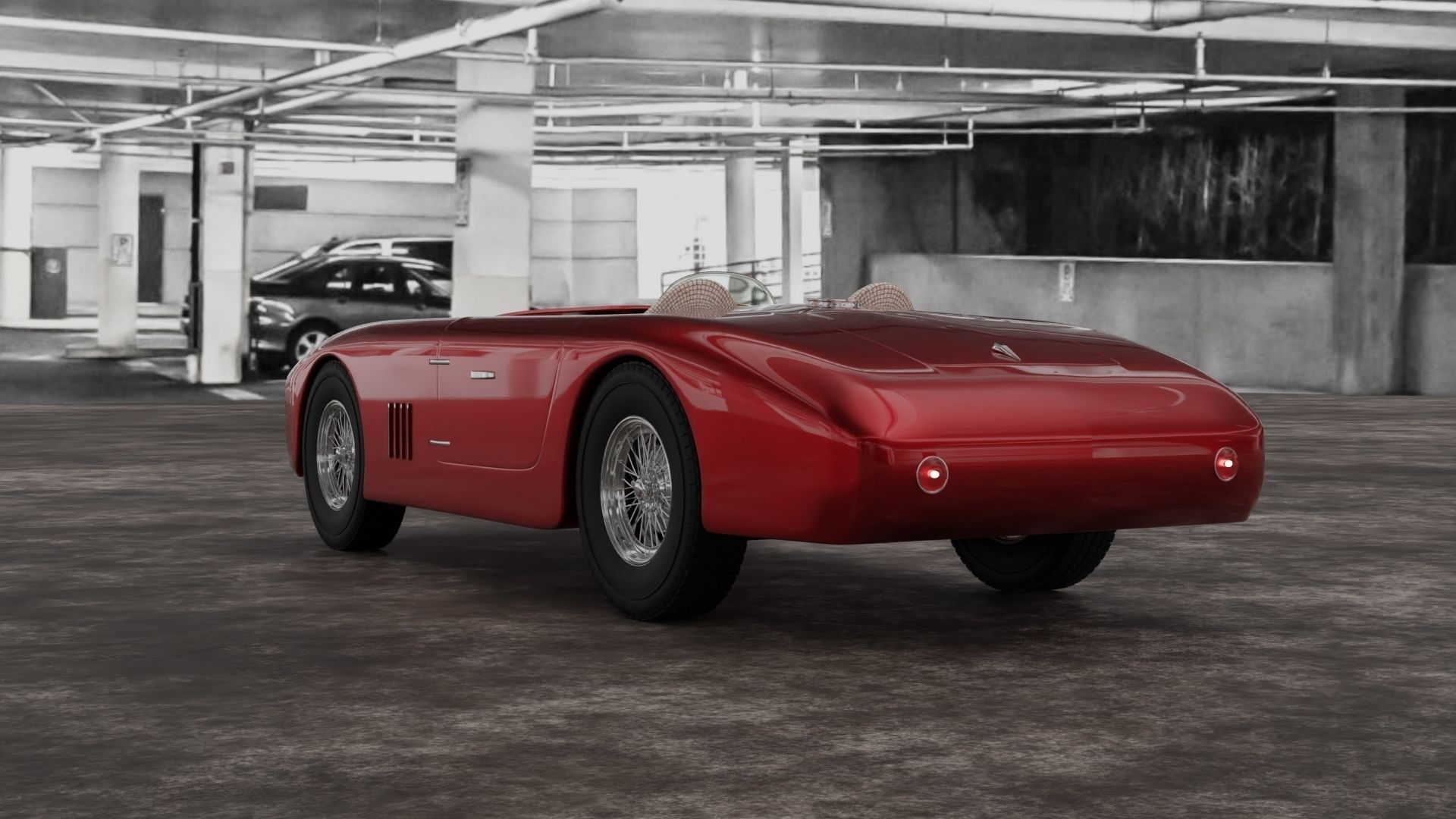 ASTON MARTIN DB3 1953 3D model_2