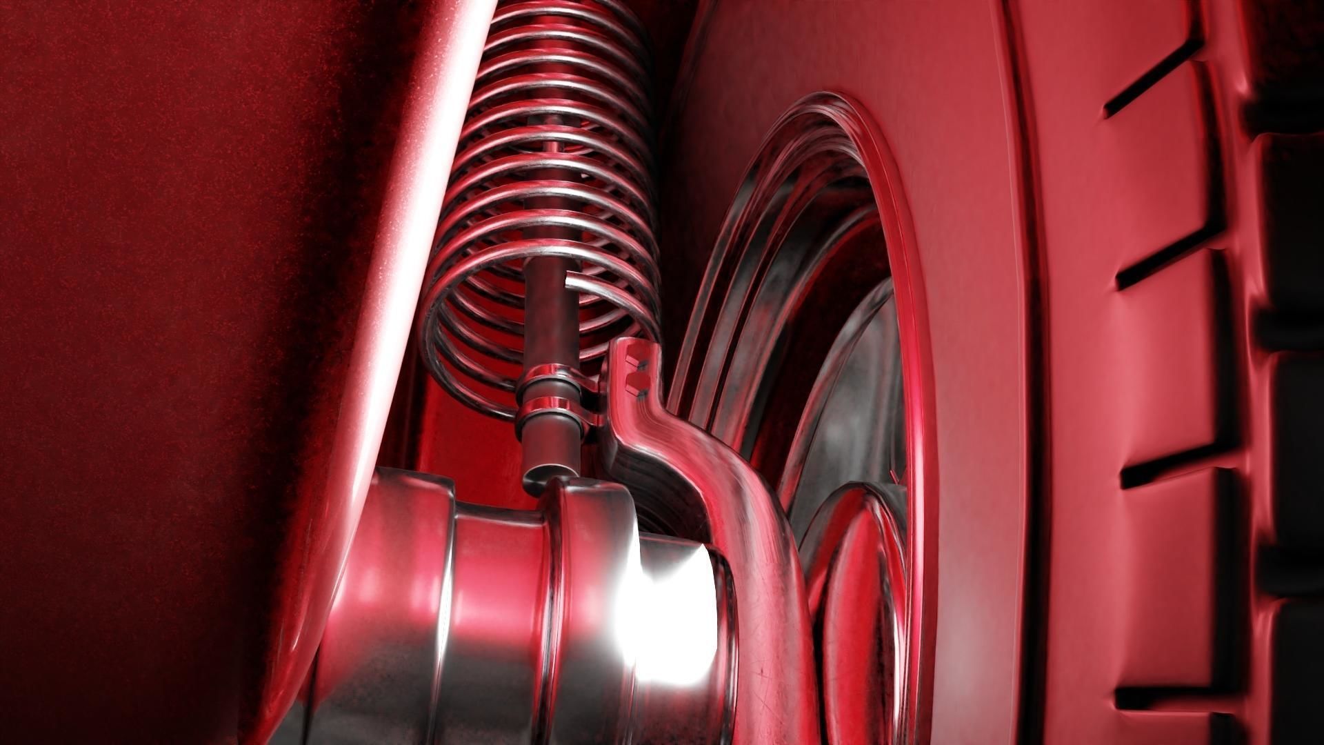 ASTON MARTIN DB3 1953 3D model_8