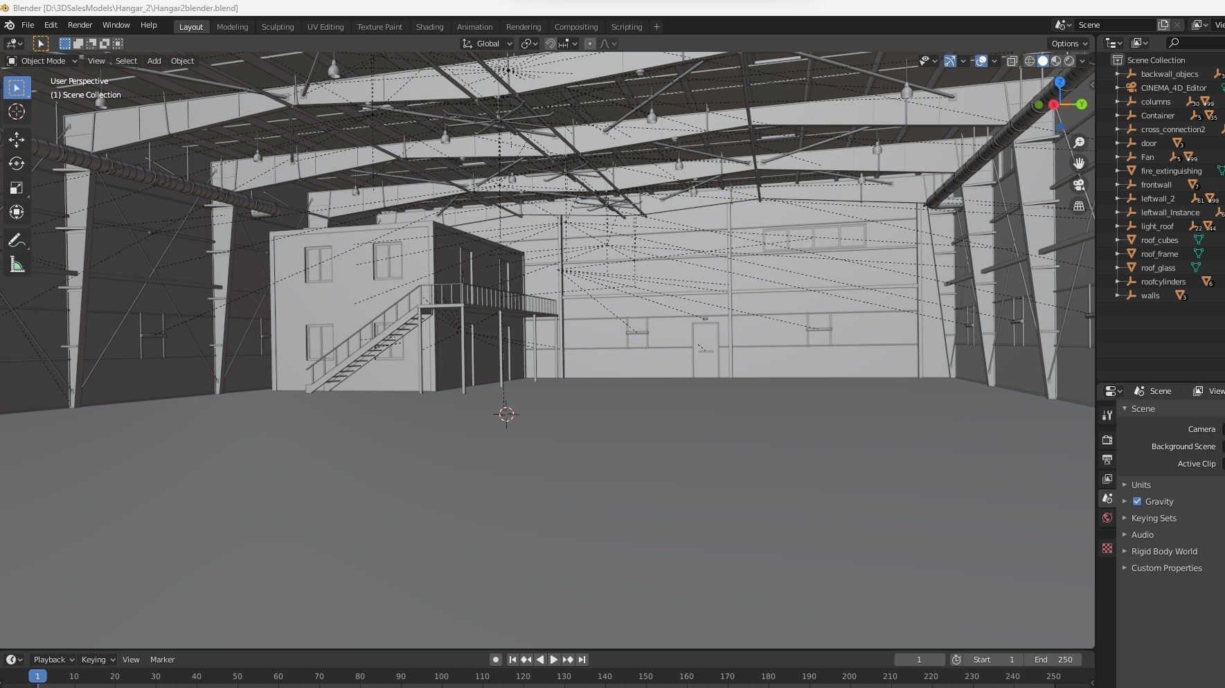 Hangar 2 3D model_26