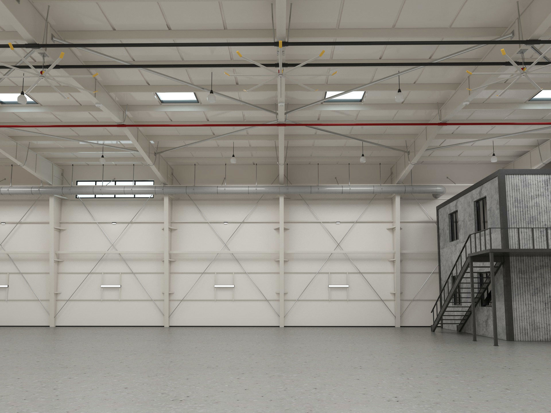 Hangar 2 3D model_9