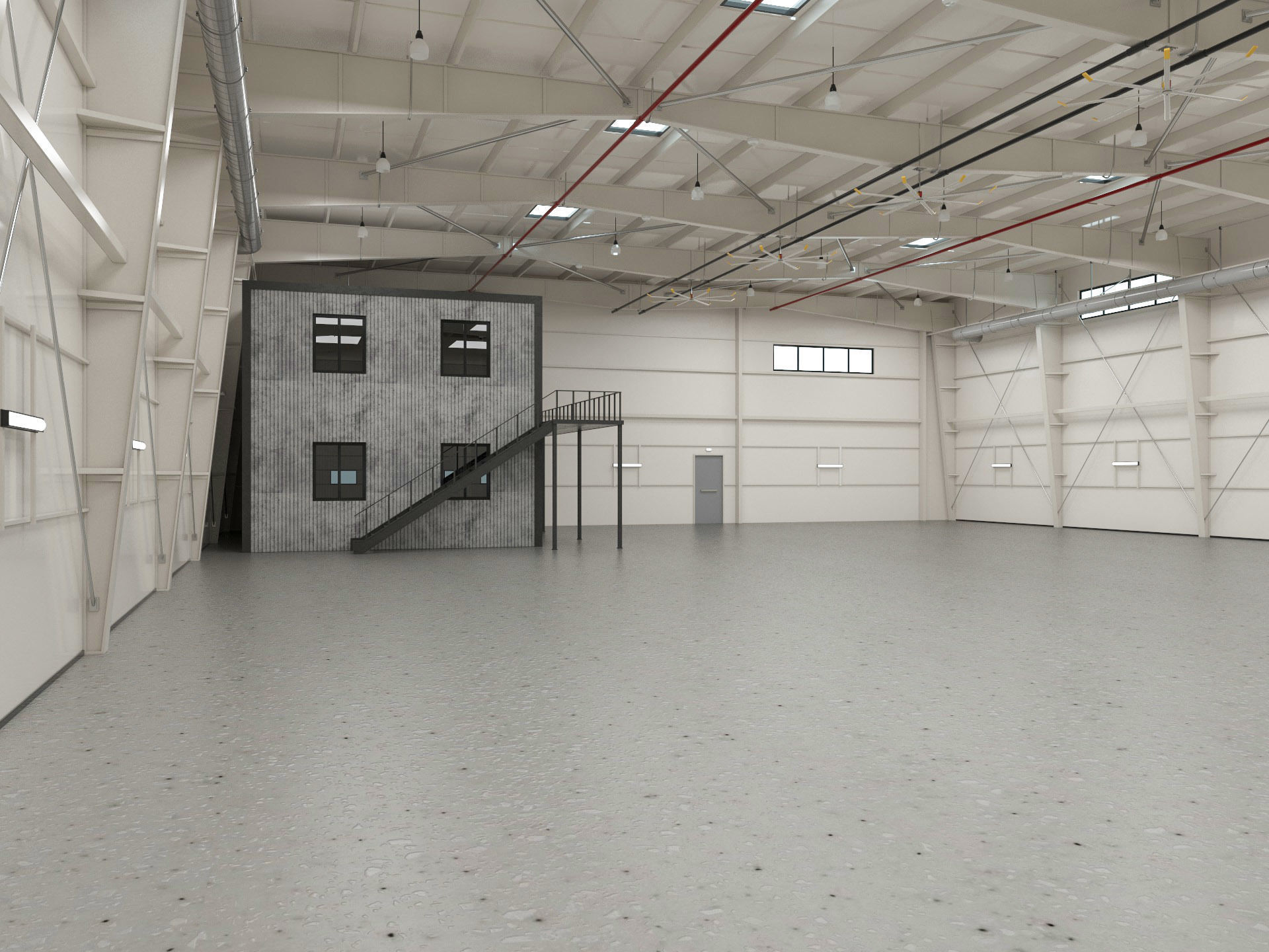 Hangar 2 3D model_2