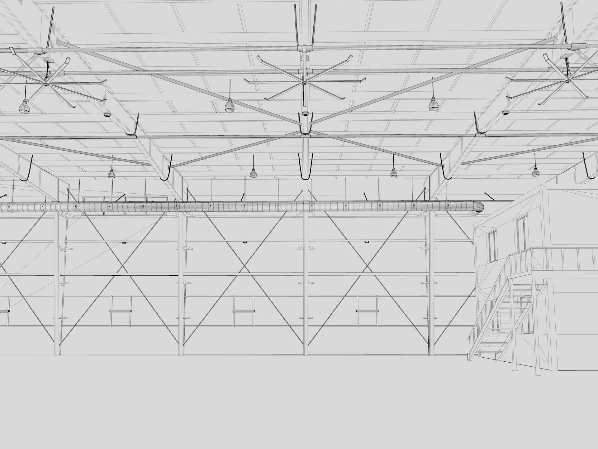 Hangar 2 3D model_14