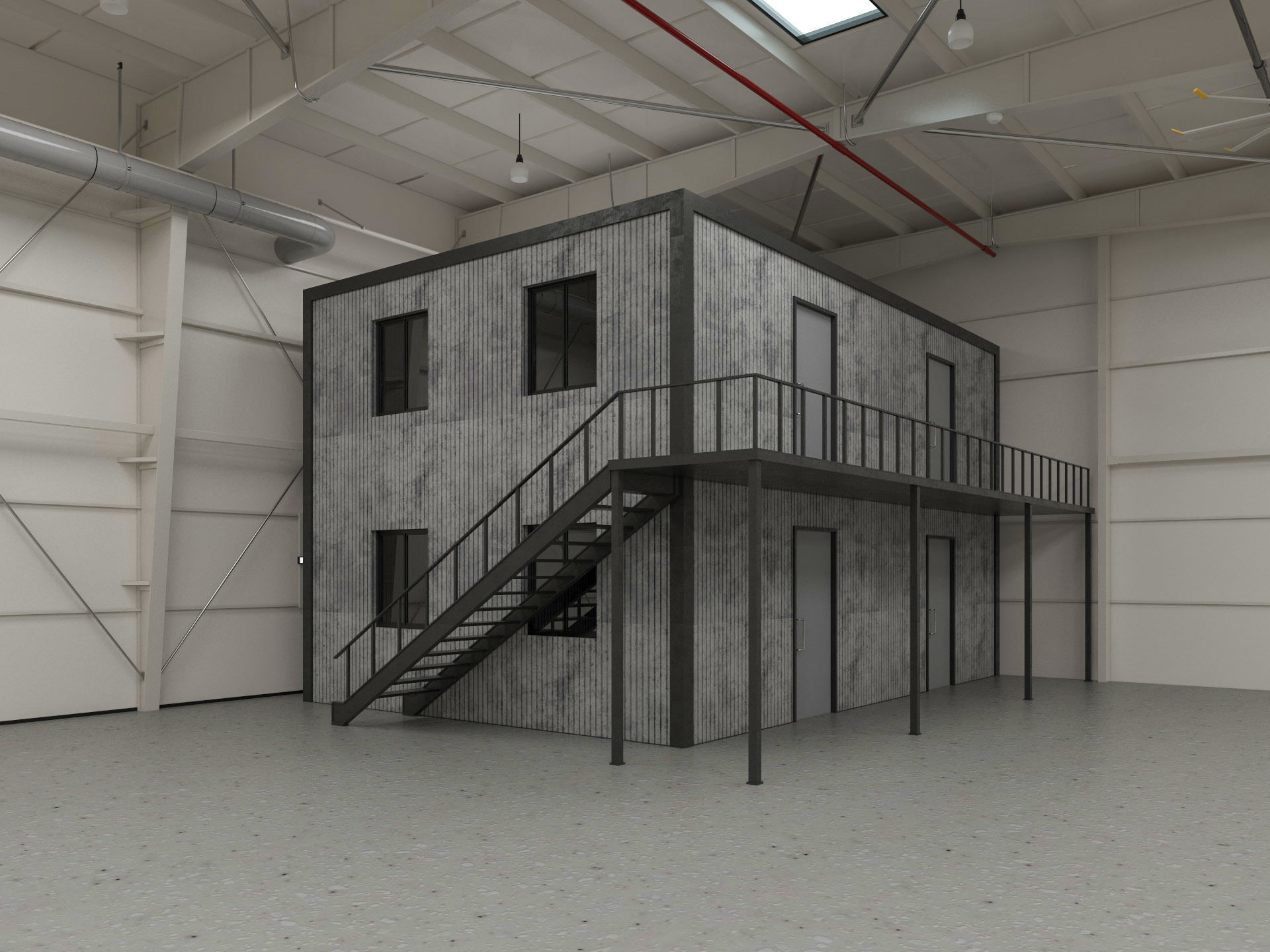 Hangar 2 3D model_4