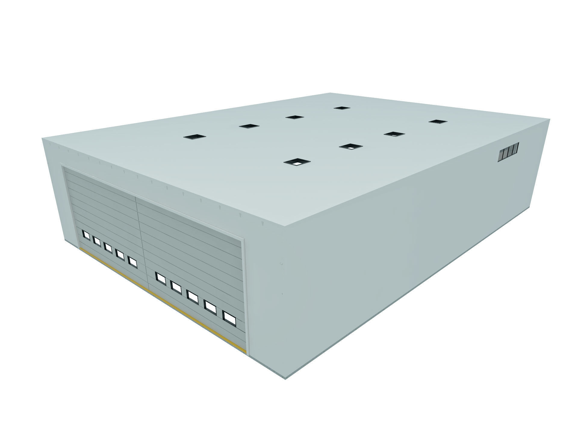 Hangar 2 3D model_11