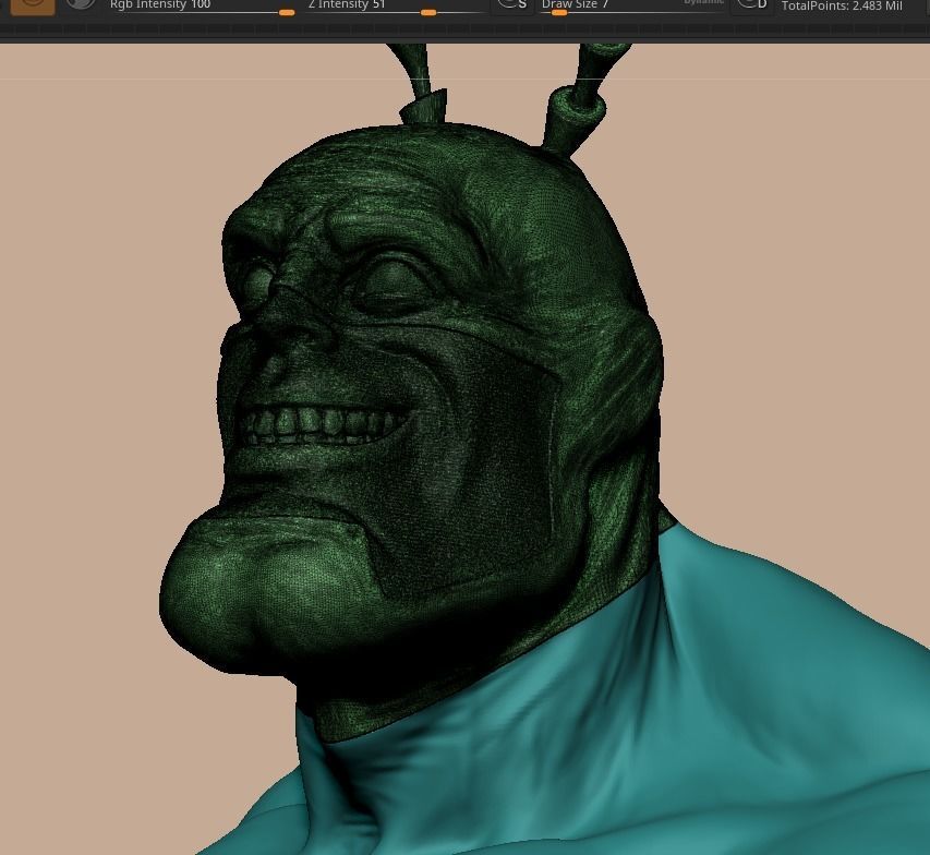 The Tick Statue 3D print model_19