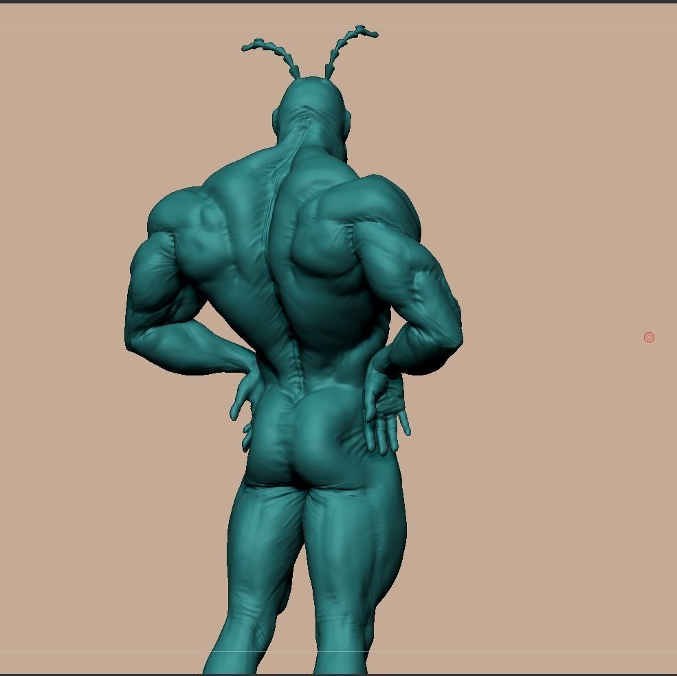 The Tick Statue 3D print model_9
