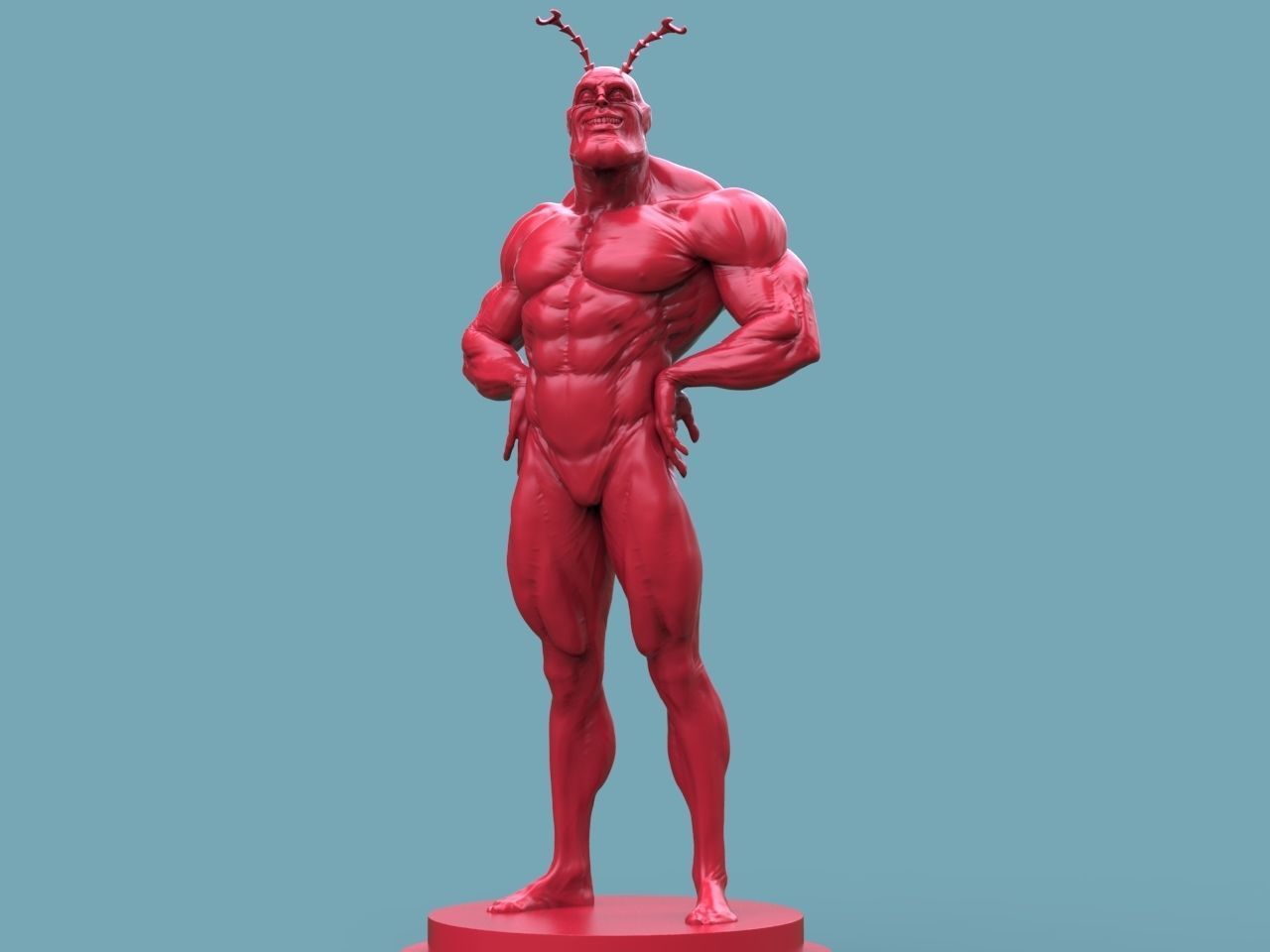 The Tick Statue 3D print model_1