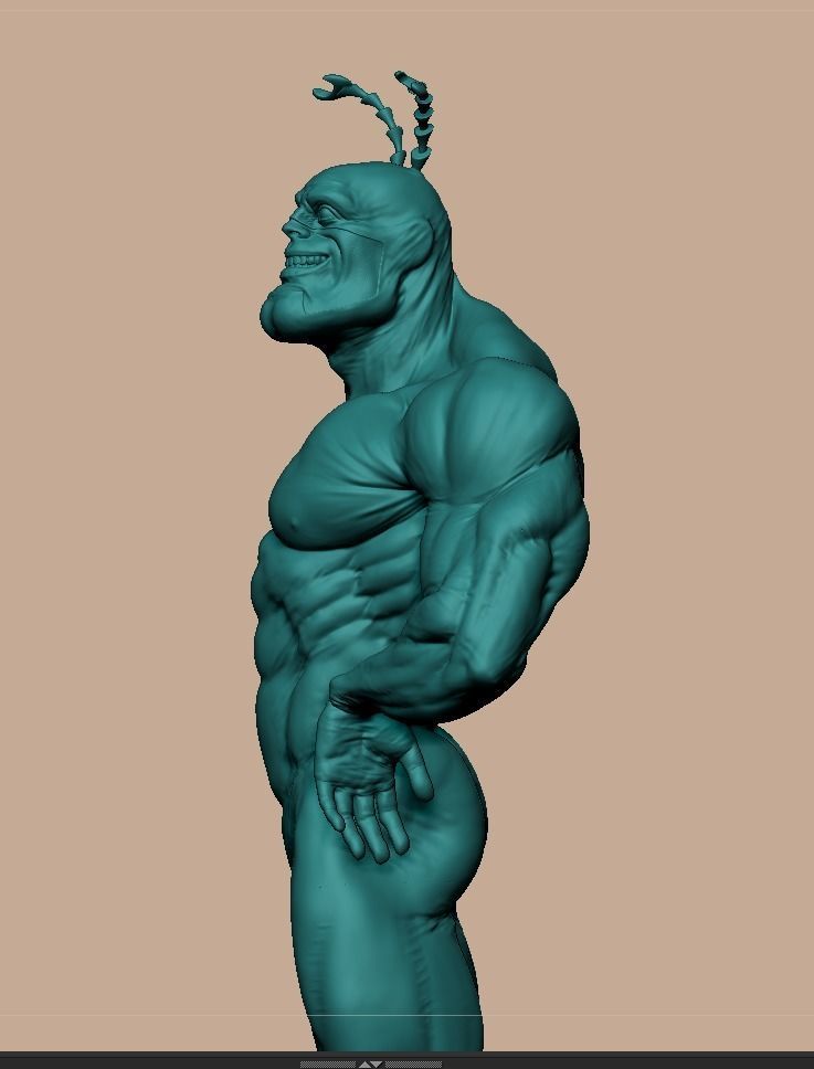 The Tick Statue 3D print model_11
