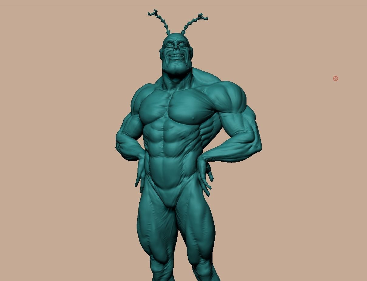 The Tick Statue 3D print model_7