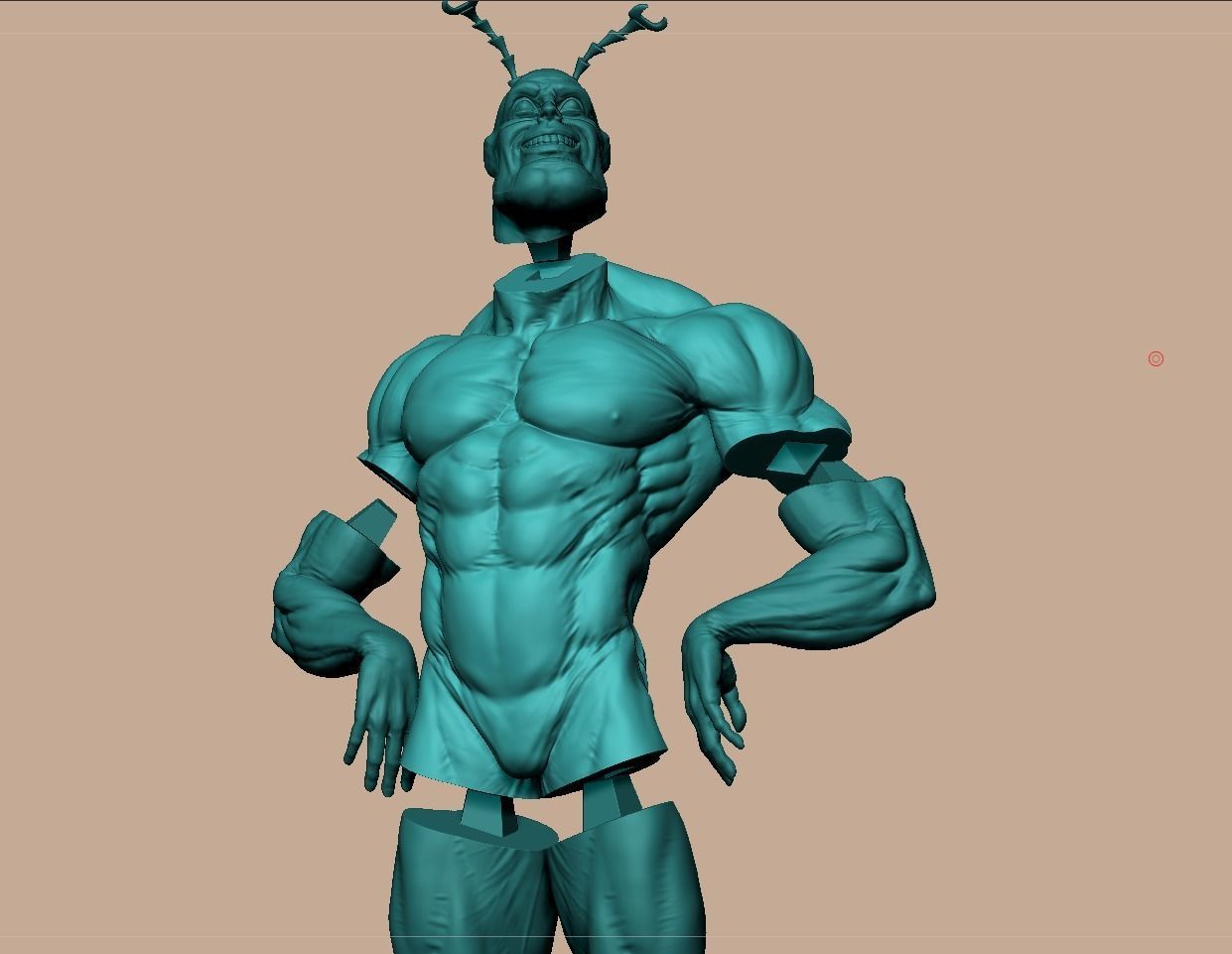 The Tick Statue 3D print model_13