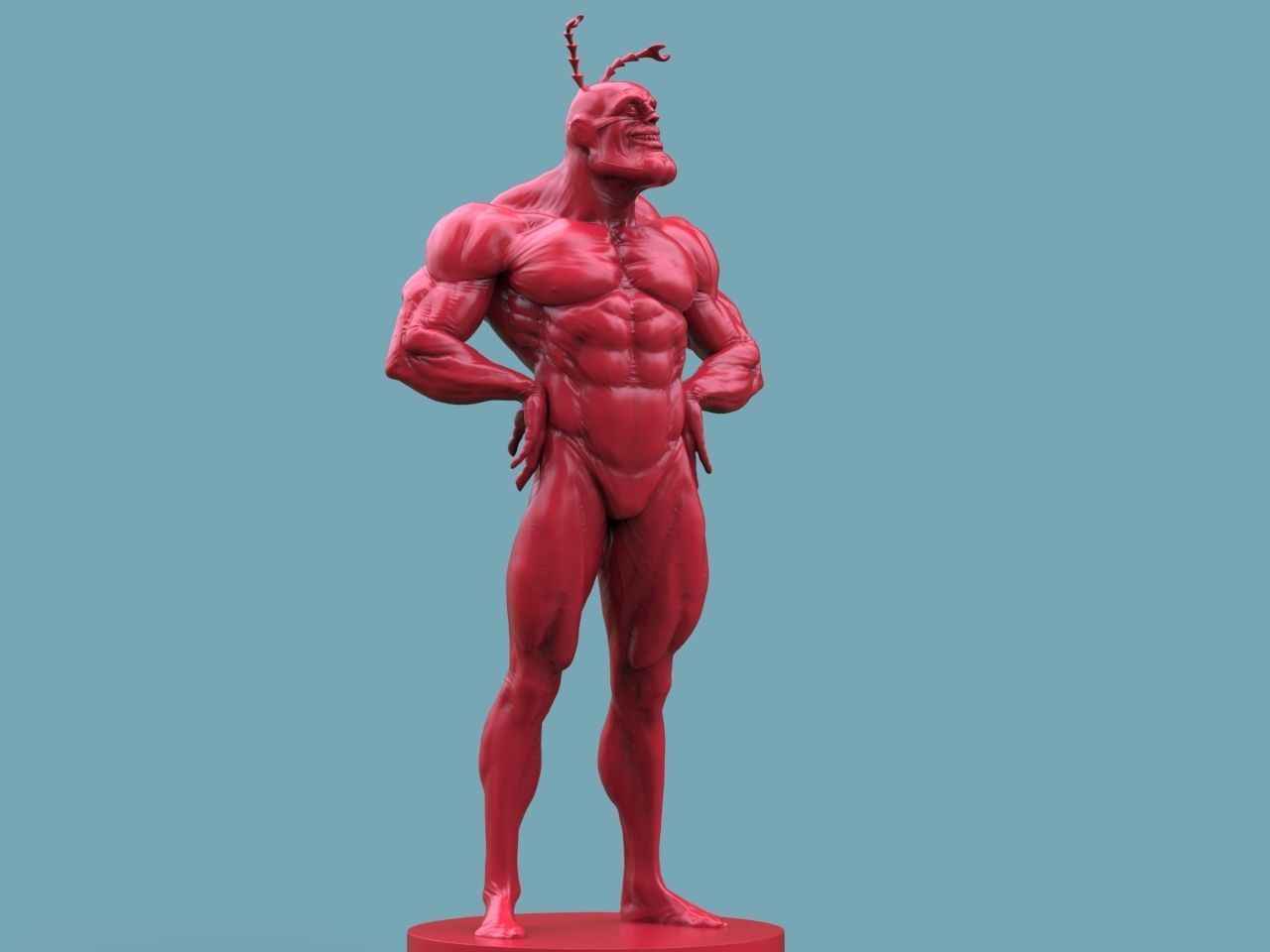 The Tick Statue 3D print model_2