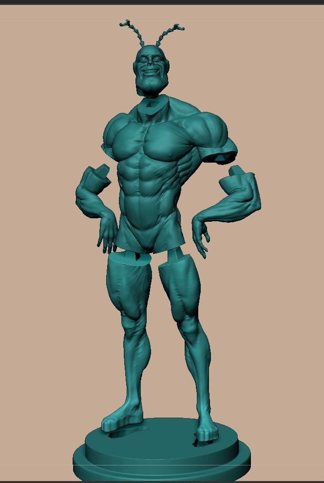 The Tick Statue 3D print model_17