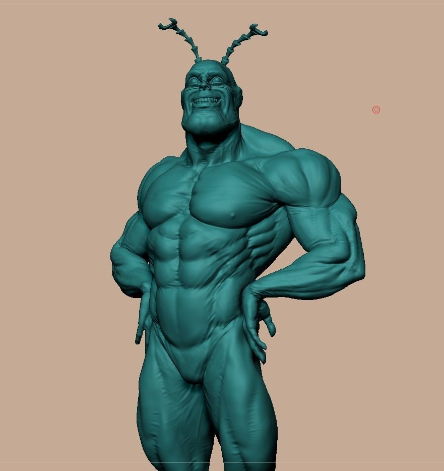 The Tick Statue 3D print model_8