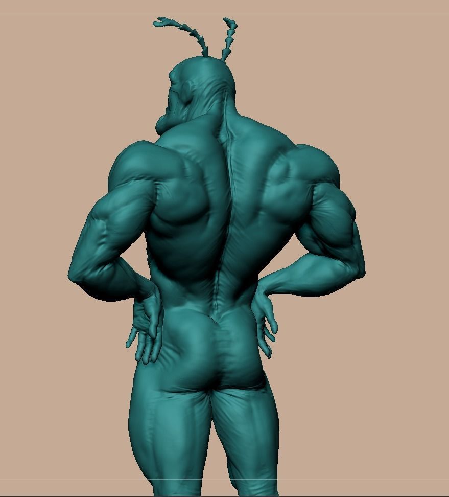 The Tick Statue 3D print model_10