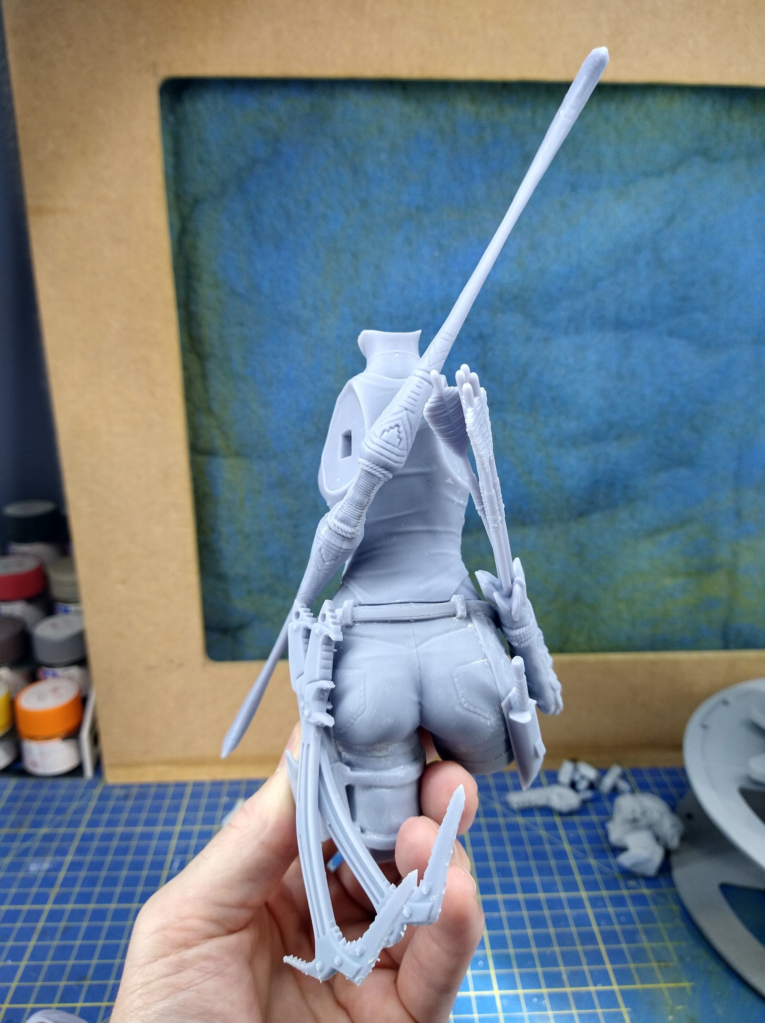 Lara Croft Tomb Raider FanArt Statue 3D print model_6