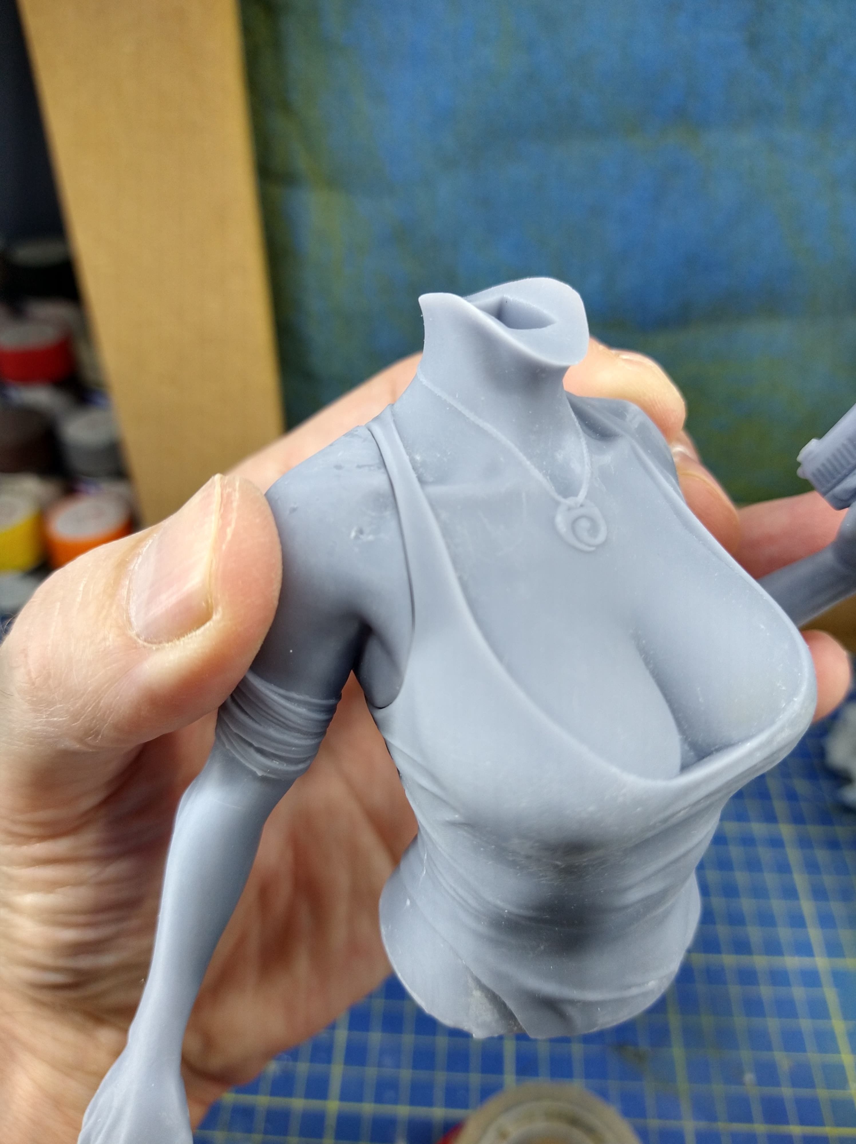 Lara Croft Tomb Raider FanArt Statue 3D print model_8