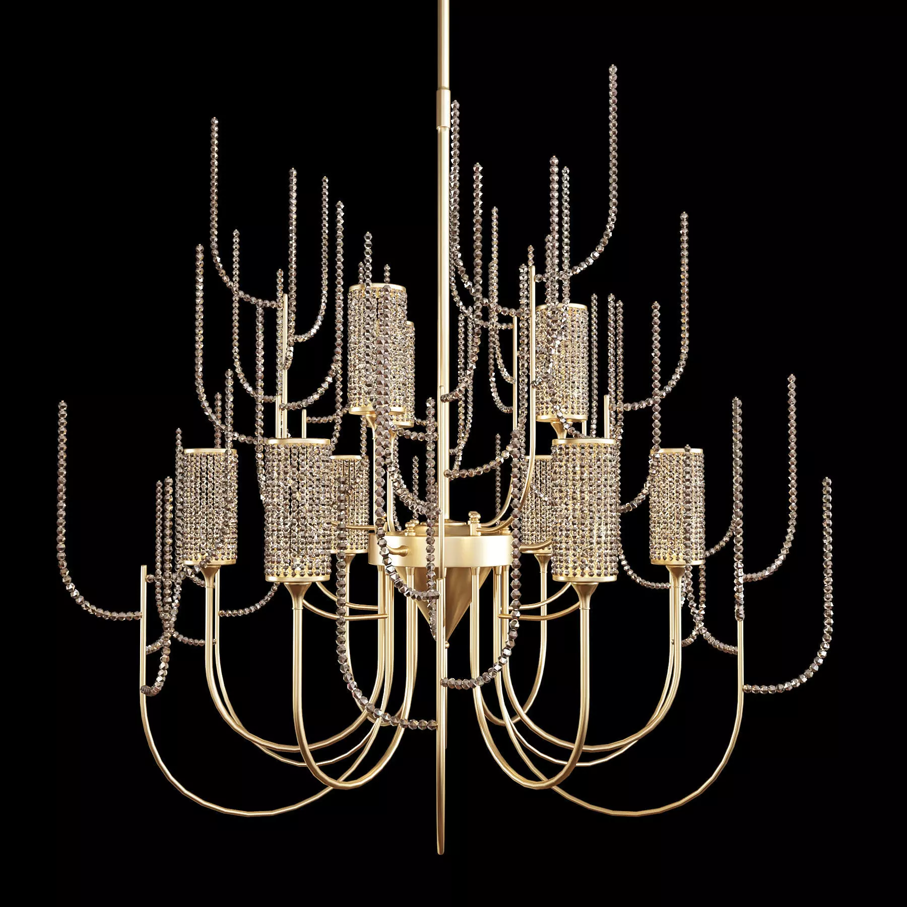 corallo chandelier 3D model_0