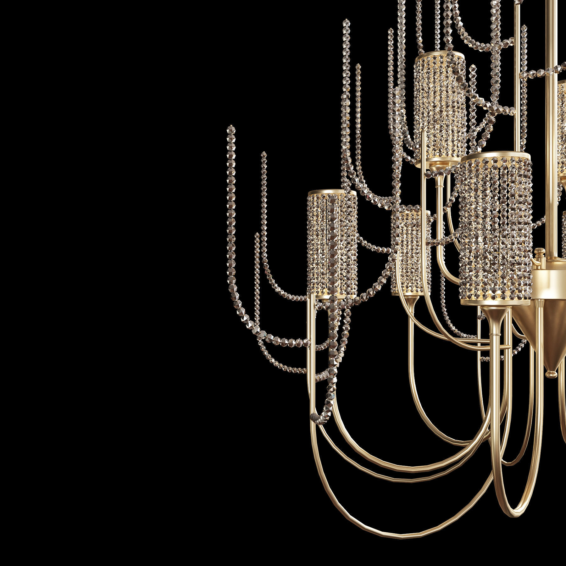 corallo chandelier 3D model_2