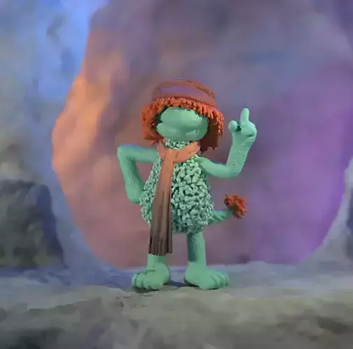 Fraggle Rock Boober colored