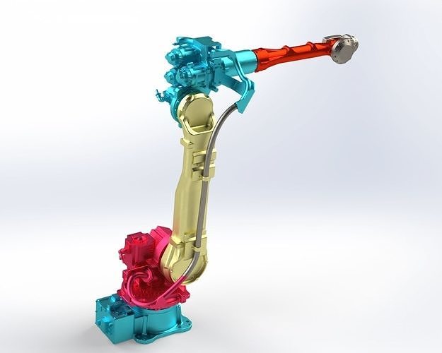 welding robot 3D model