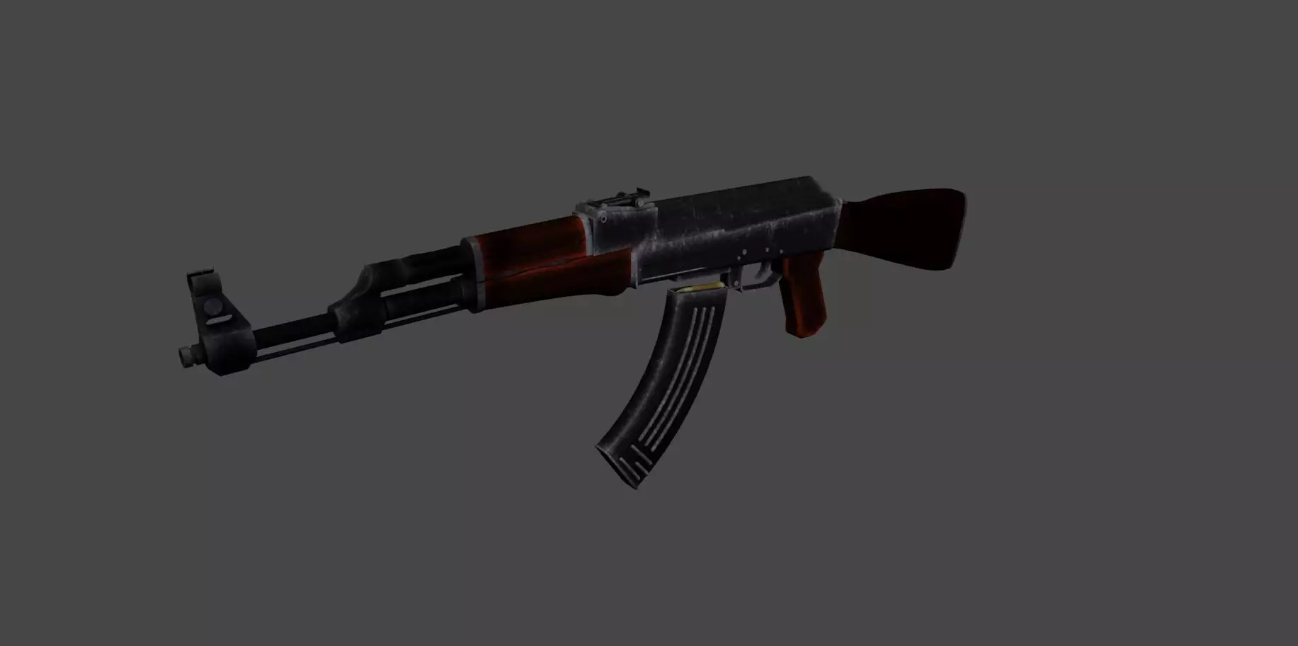 AK-47 ak - rifle 3D model_0