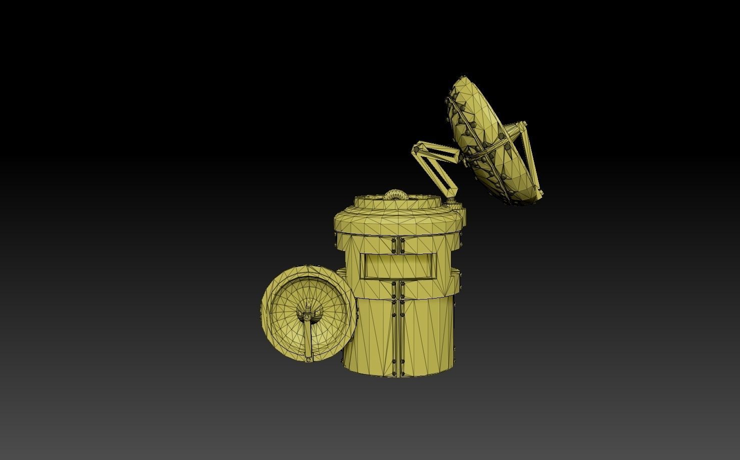 Tank Turret Pillboxes 3D print model_12