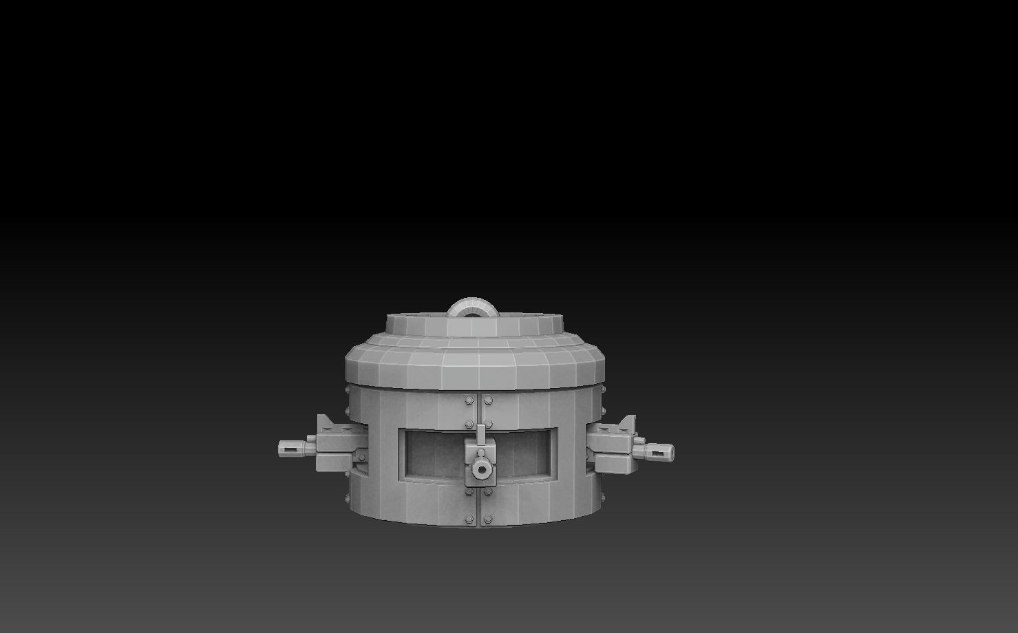Tank Turret Pillboxes 3D print model_3