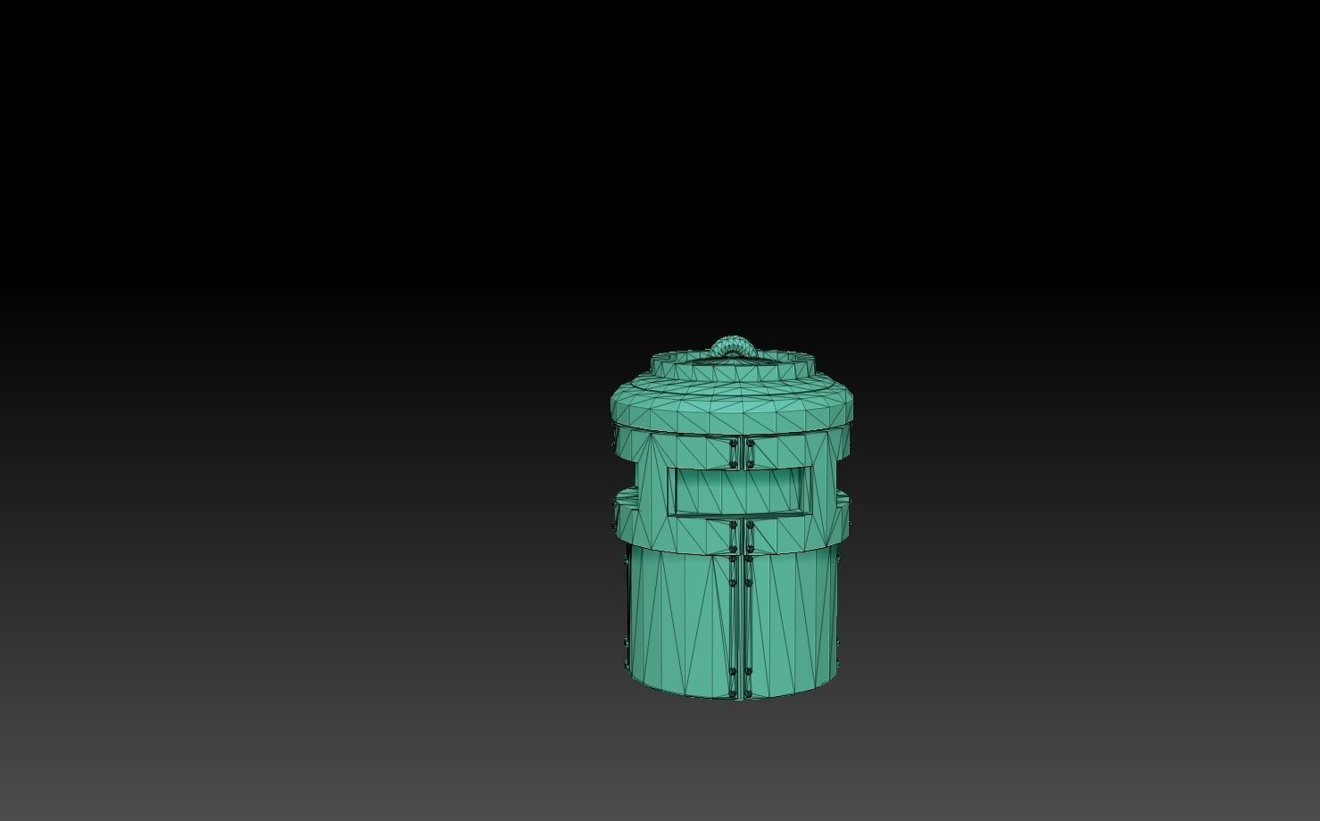 Tank Turret Pillboxes 3D print model_22