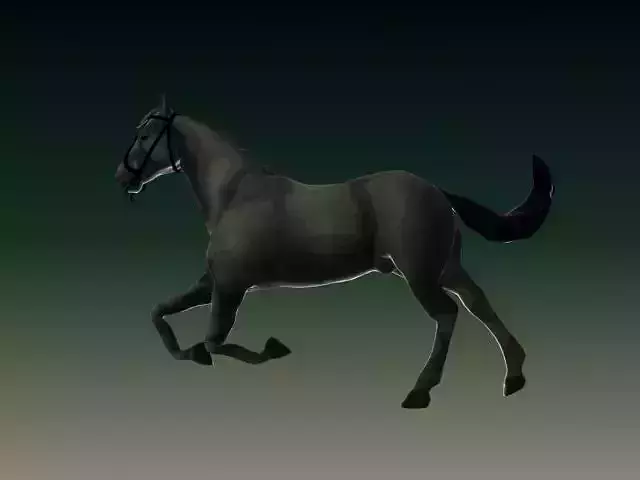 Horse Low-poly 3D model