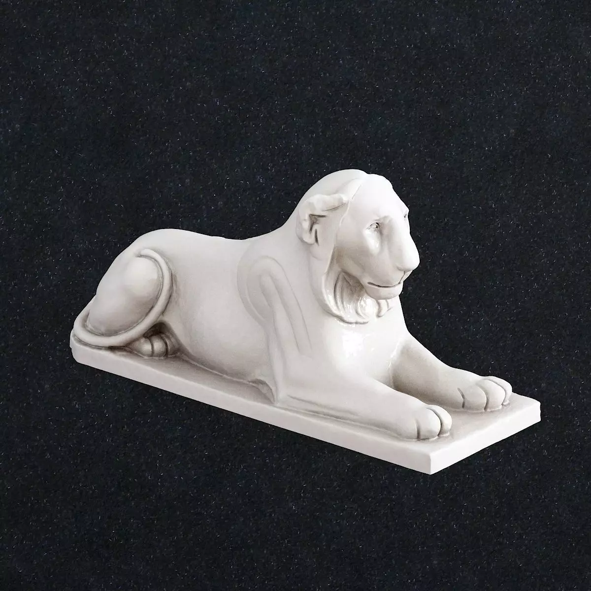 Lion 1 statue 3D print model