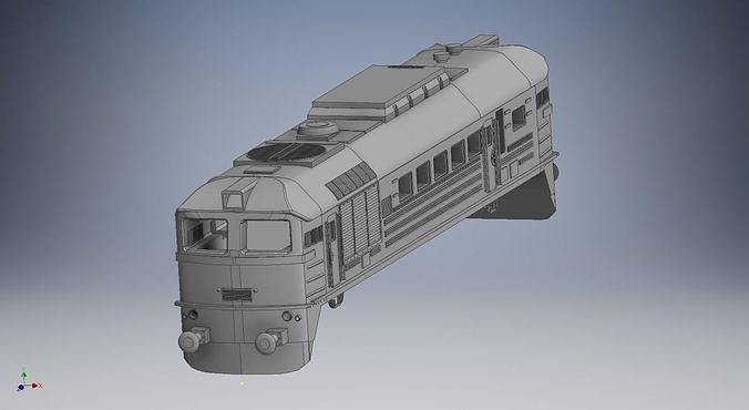M62 locomotive  3D model