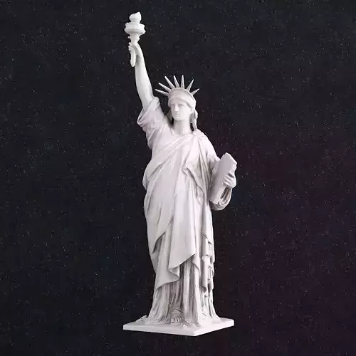 Statue of Liberty 360 3D print model