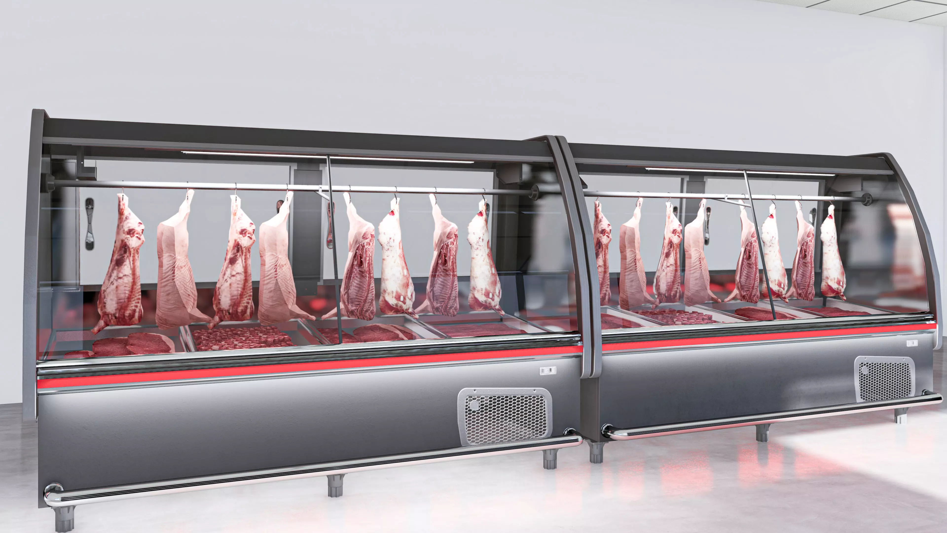 Expositor de carne para acougue 3D model_0
