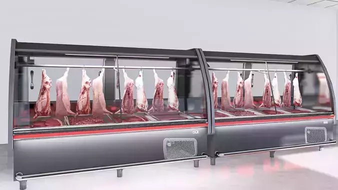 Expositor de carne para acougue 3D model