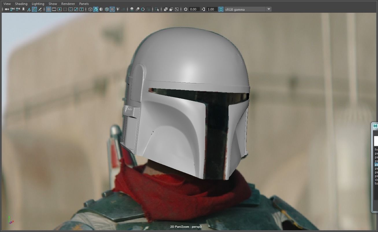 The Marshal Cobb Vanth Mandalorian Accurate Helmet 3D model_10