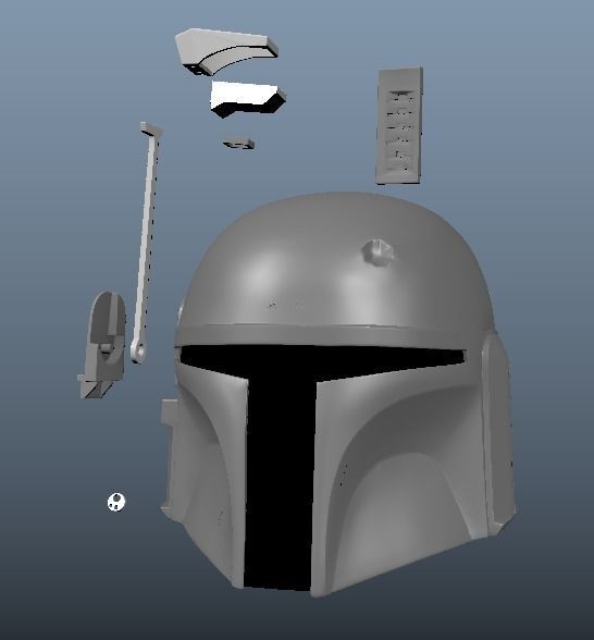The Marshal Cobb Vanth Mandalorian Accurate Helmet 3D model_14
